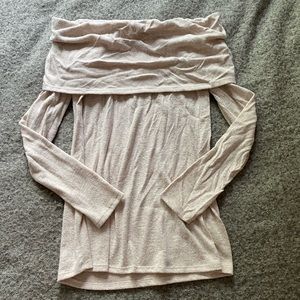 Wanna B soft touch off the shoulder sweater